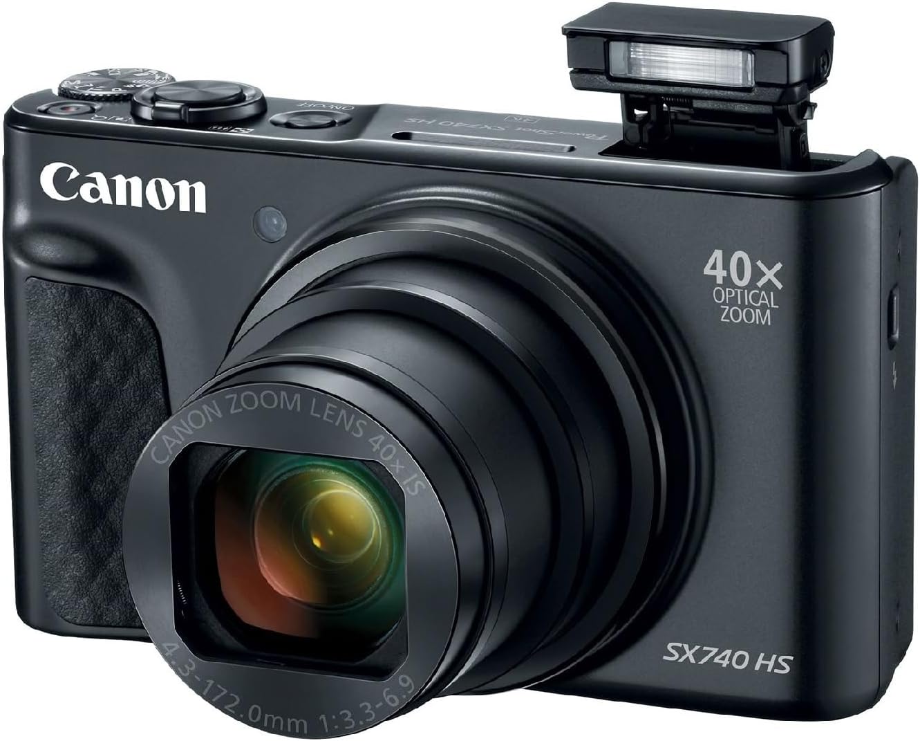 Canon Powershot SX740 HS Digital Camera (Black) - Image 4