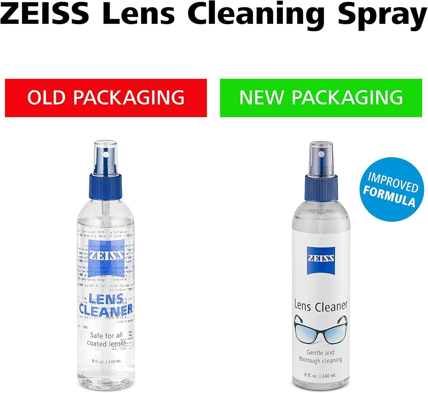 ZEISS Lens Care Pack – 2x 8oz Streak-Free Spray and Microfiber Cloths... - Image 5