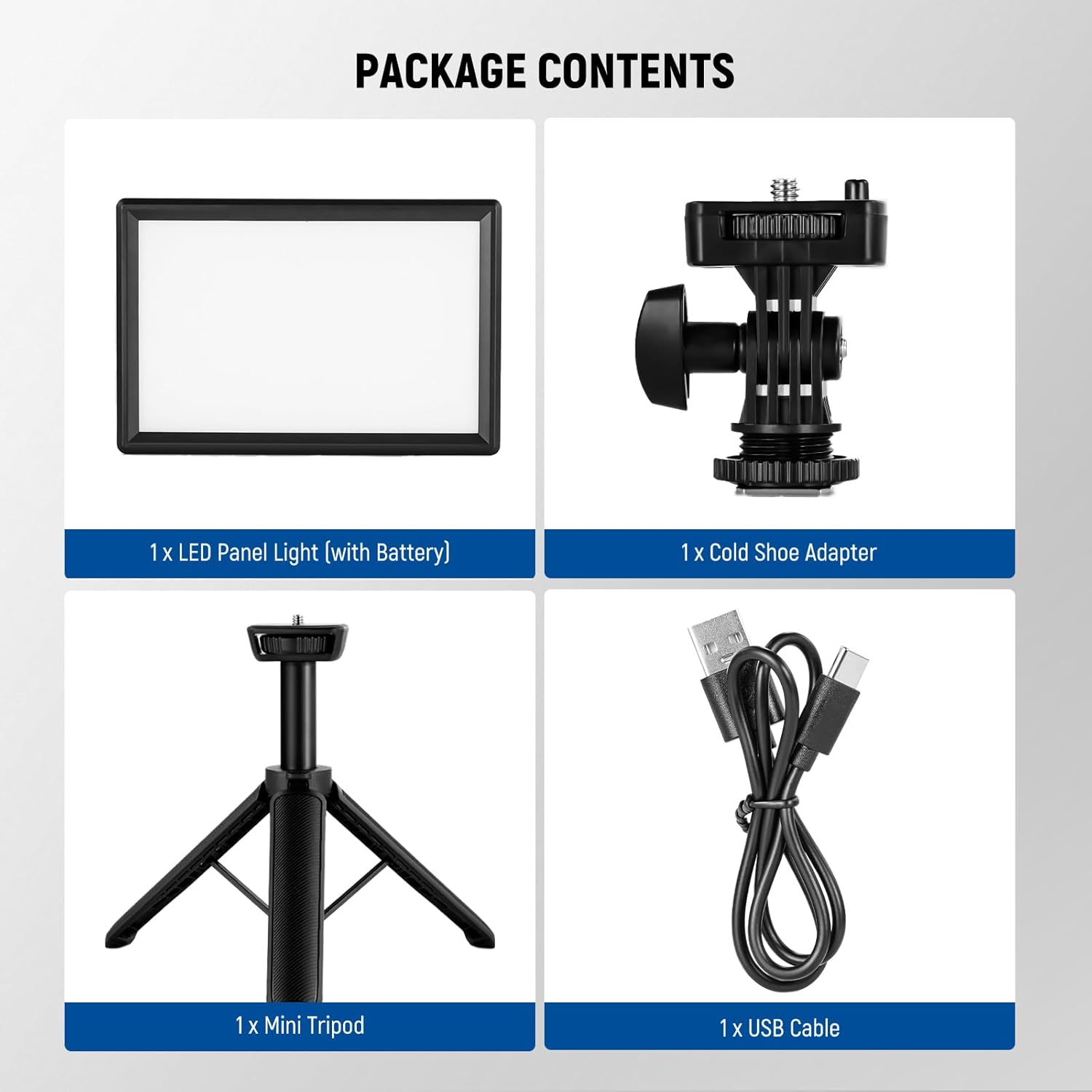 NEEWER 9" LED Video Light Panel, Dimmable DSLR Camera Soft Lighting with... - Image 8