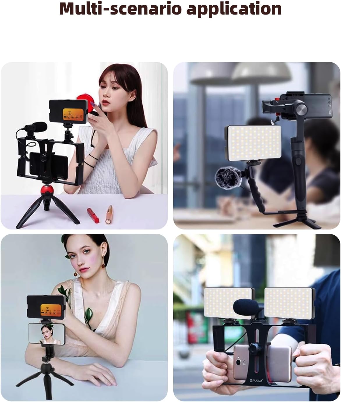 98 LED Portable Selfie Light Video Conference Lighting with Clip & Camera... - Image 5