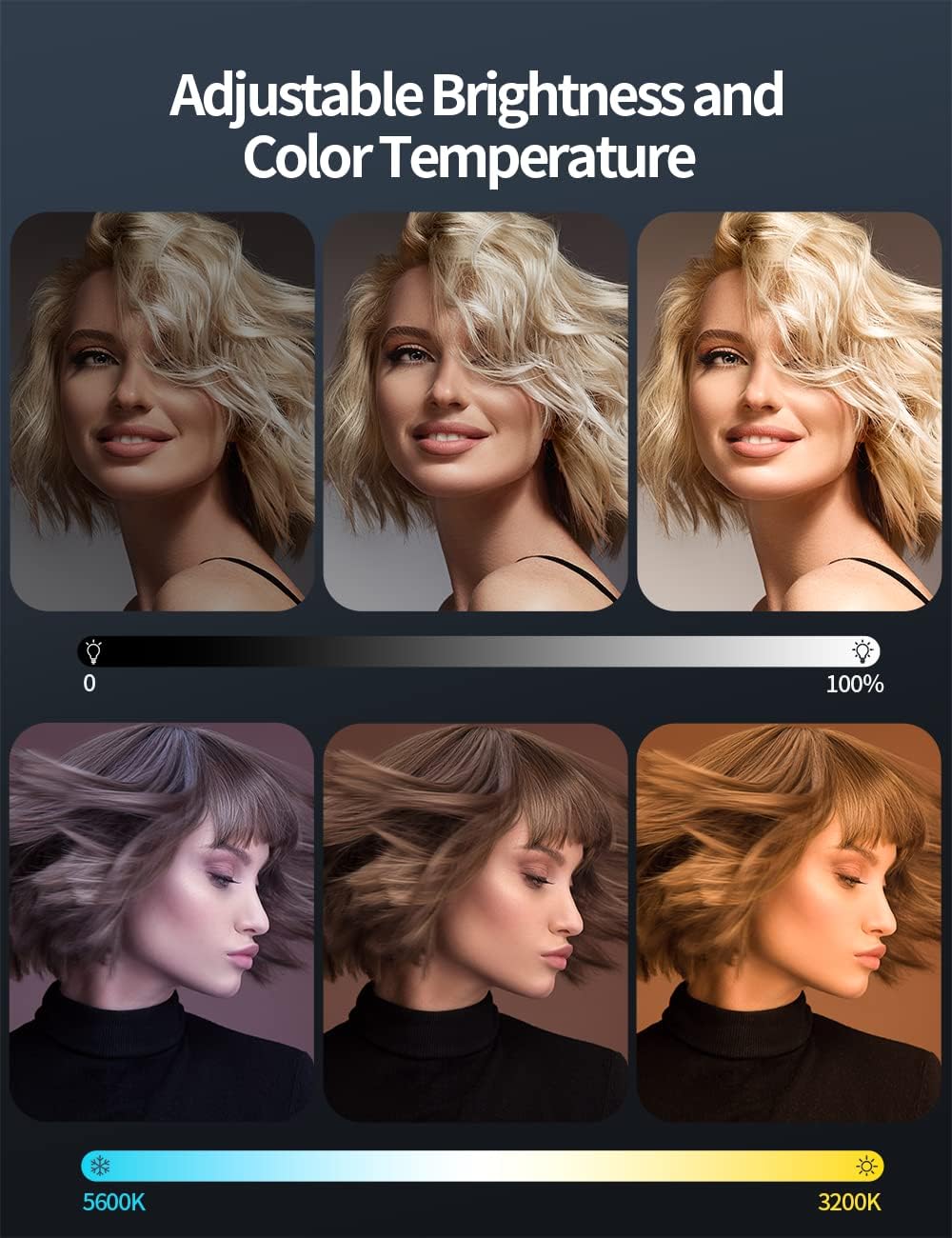 RALENO LED Video Light, Camera Light for Pictures Recording with Black - Image 5