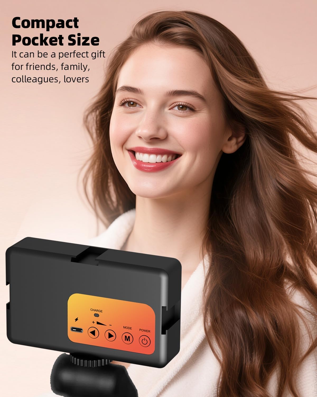 98 LED Portable Selfie Light Video Conference Lighting with Clip & Camera... - Image 8